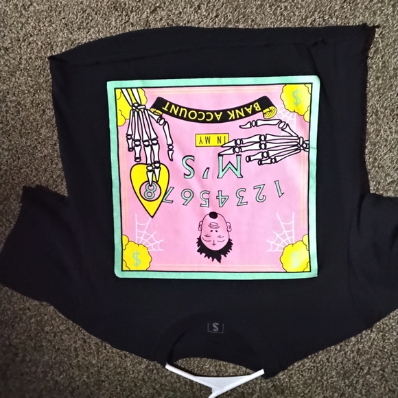 LIKE NEW 21 SAVAGE CROP TSHIRT - Picture 1 of 3